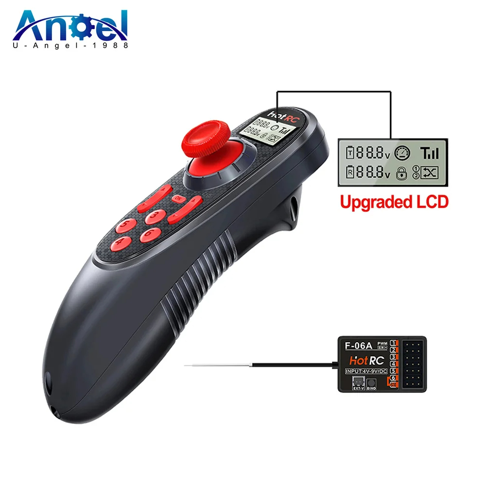 Radio Transmitter 6Ch - HOTRC DS-600 6CH 2.4GHz sistem Radio