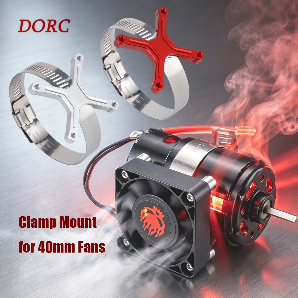 Rc Hobby Grade - Dudukan Kipas Universal yang Dapat Disesuaikan,