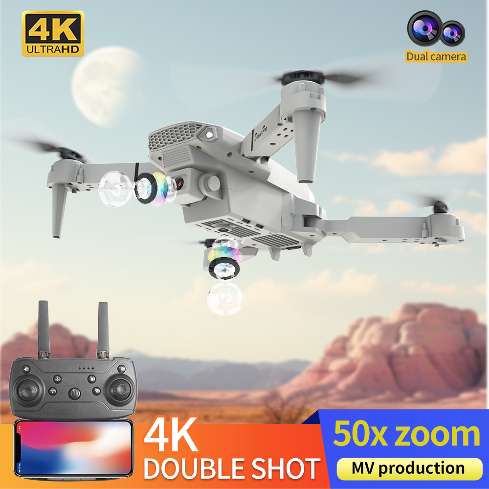 2026 BARU E88 Drone Profesiona - Rc Hobby Grade Helicopter ulasan dan harga