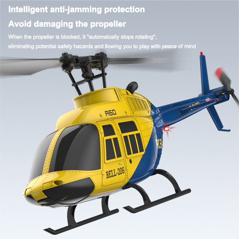 Helikopter RC A60 2.4G 6-Axis  - Rc Hobby Grade Helicopter ulasan dan harga