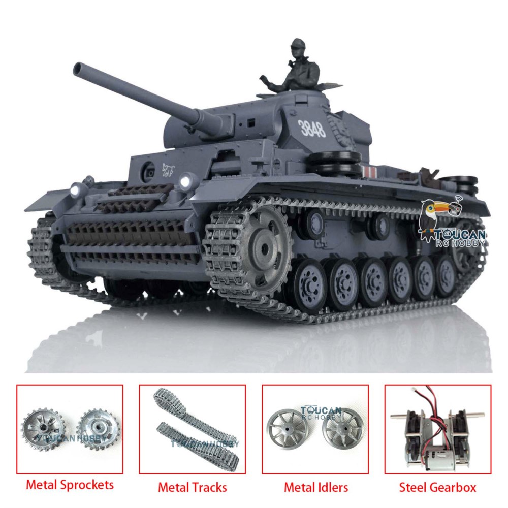 Tank RC Panzer III L RTR HENG  - Rc Hobby Land ulasan dan harga