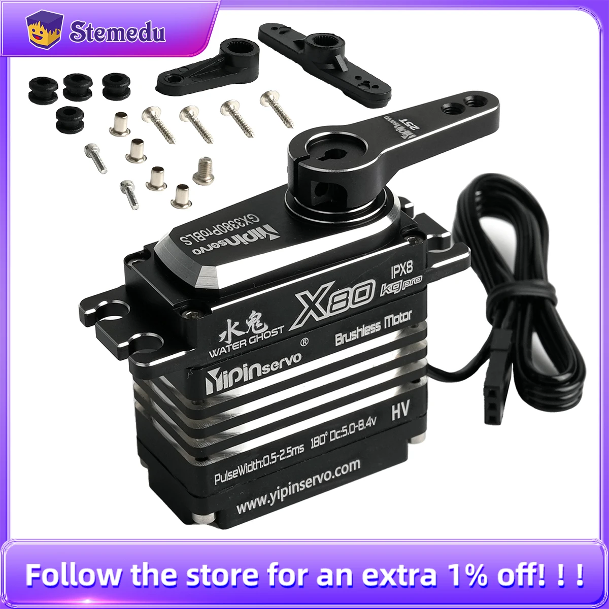 80KG Digital Servo Motor semua - Rc Hobby Grade ulasan dan harga