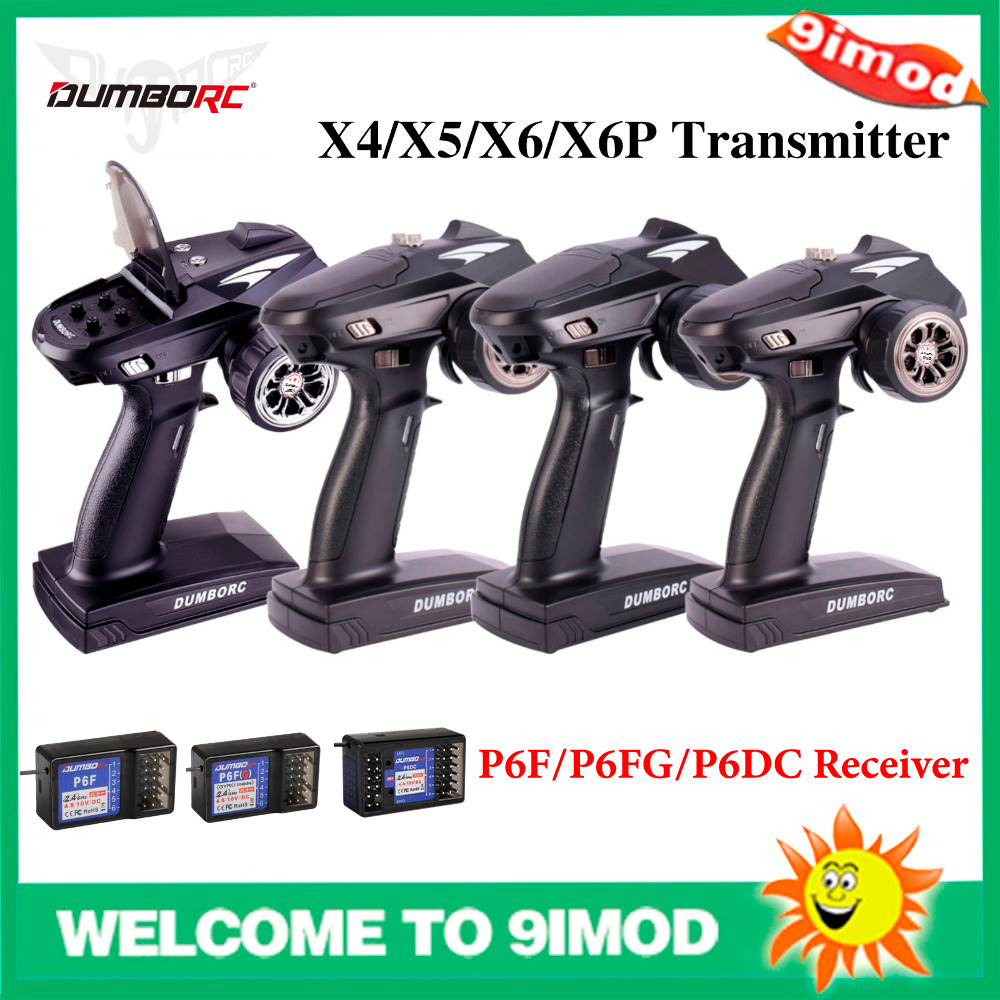 DUMBORC X6P 6CH 2.4G RC Radio  - Radio Transmitter 6Ch ulasan dan harga