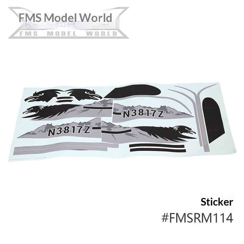 Stiker Pesawat RC FMS untuk Pe - Rc Hobby Grade ulasan dan harga
