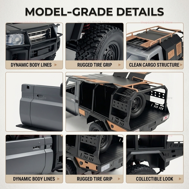 1:12 MN82S 4WD RC Truk Pikap O - Rc Hobby Land ulasan dan harga