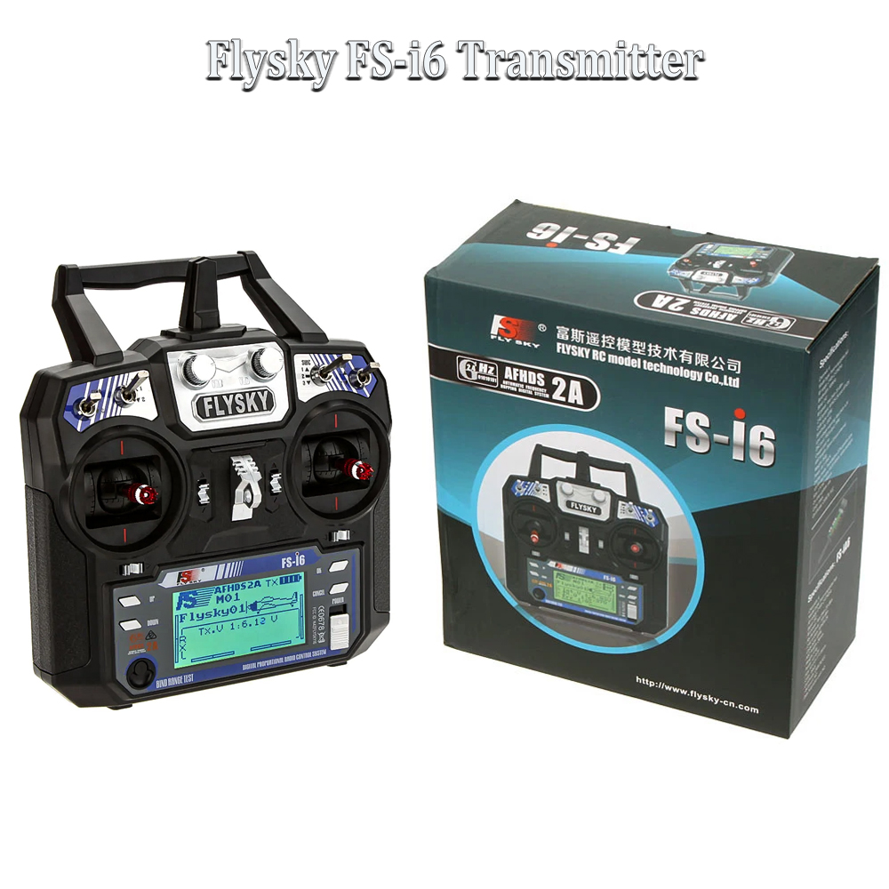 FLYSKY FS-i6 I6 2.4G 6CH AFHDS - Radio Transmitter 6Ch ulasan dan harga
