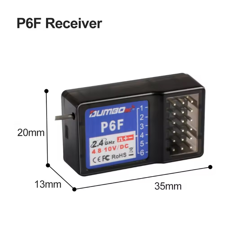 DUMBORC P6F/P6FG/P6DC/P6DCG 2. - Radio Transmitter 6Ch ulasan dan harga