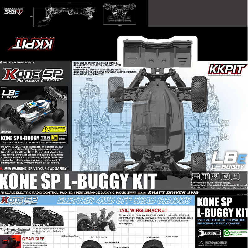 KKPIT 1/8 Mobil RC Listrik 4WD - Rc Hobby Land ulasan dan harga