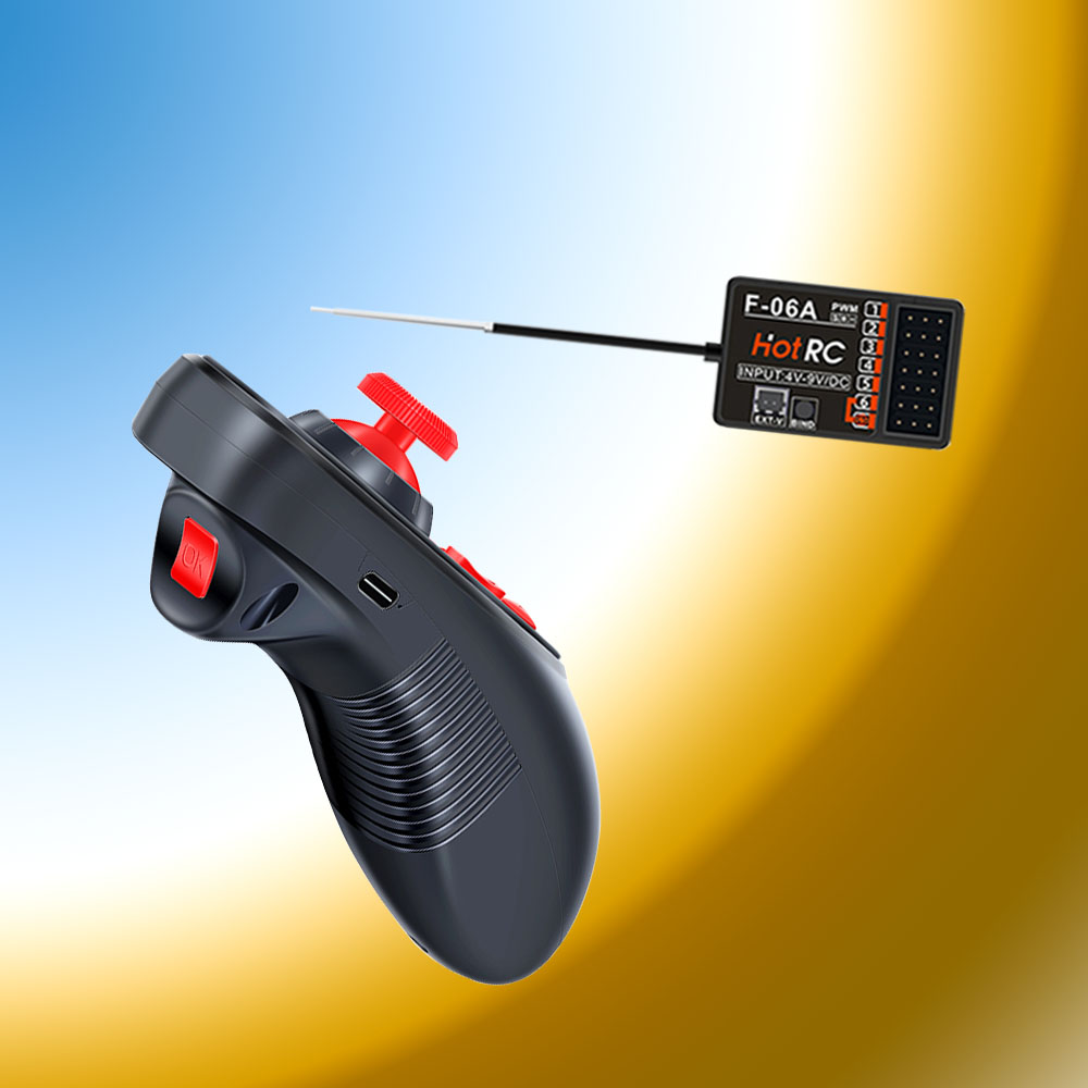 Sistem Radio Kapal RC HOTRC DS - Radio Transmitter 6Ch ulasan dan harga