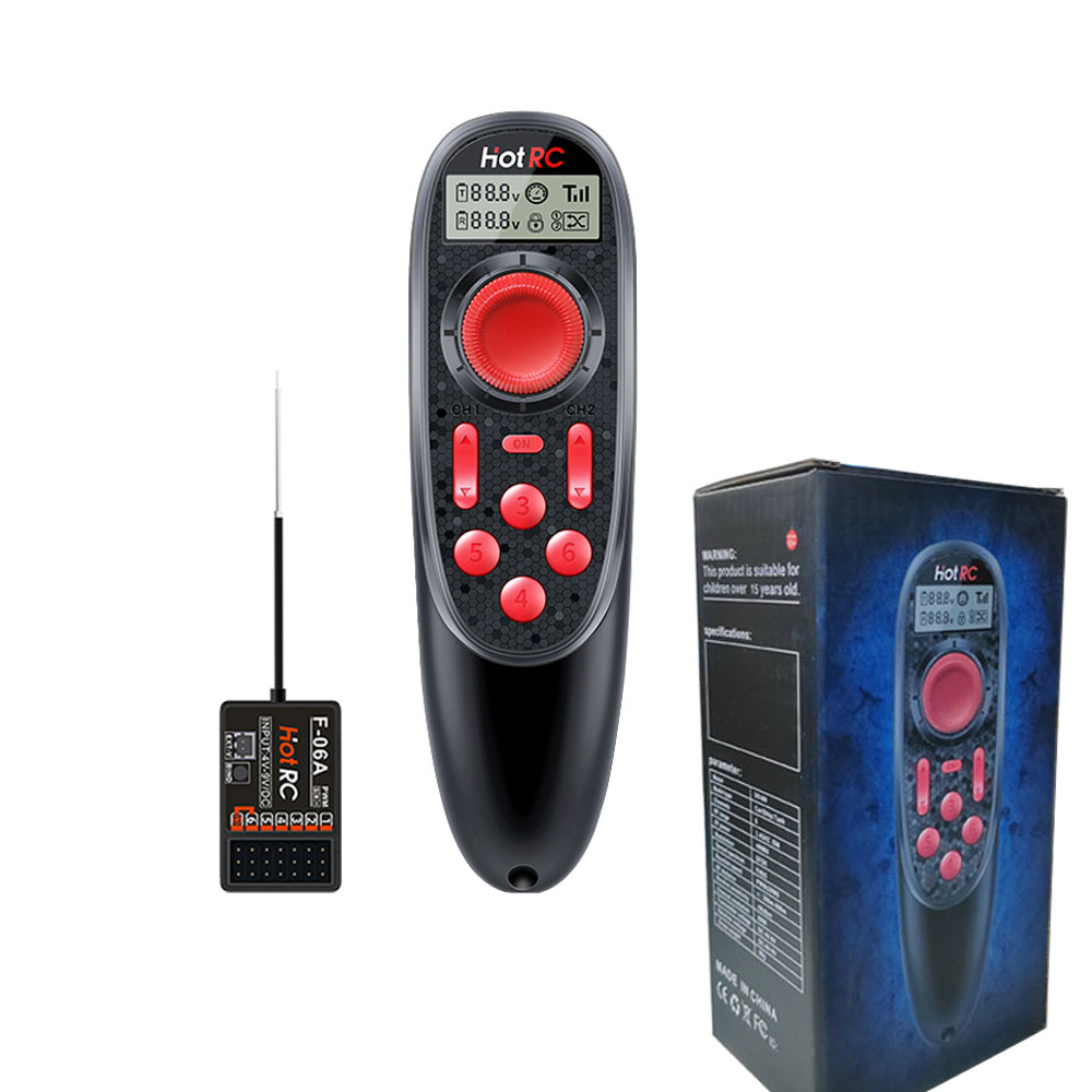 Sistem Radio Kapal RC HOTRC DS - Radio Transmitter 6Ch ulasan dan harga